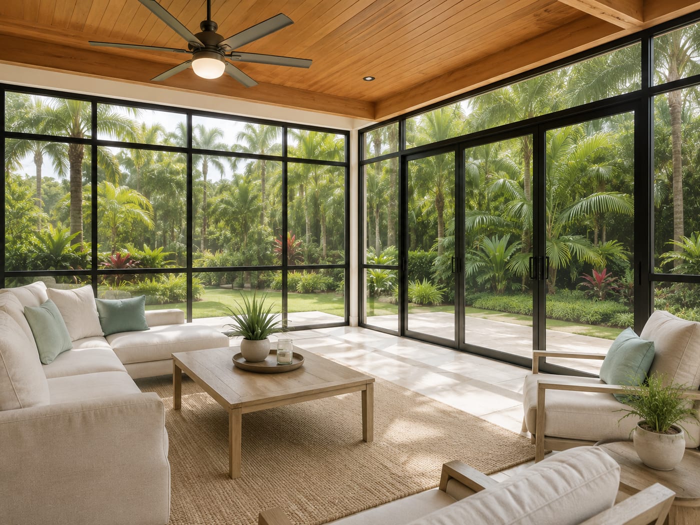 Patio Enclosures: More usable space, protected and finished beautifully.
